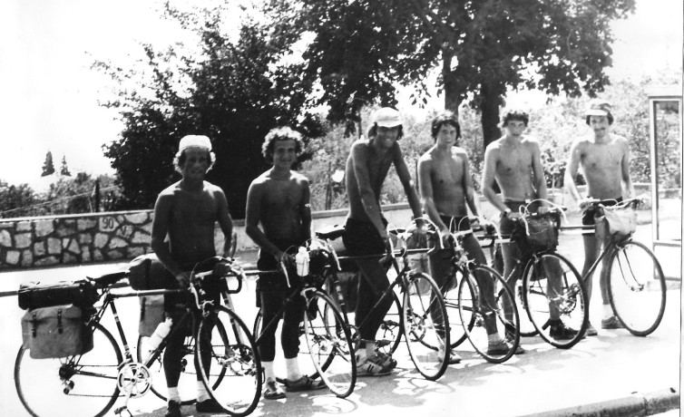 Výprava na bicykli do Juhoslávie, august 1974