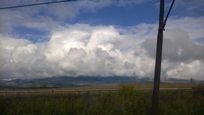 mraky nad Tatrami